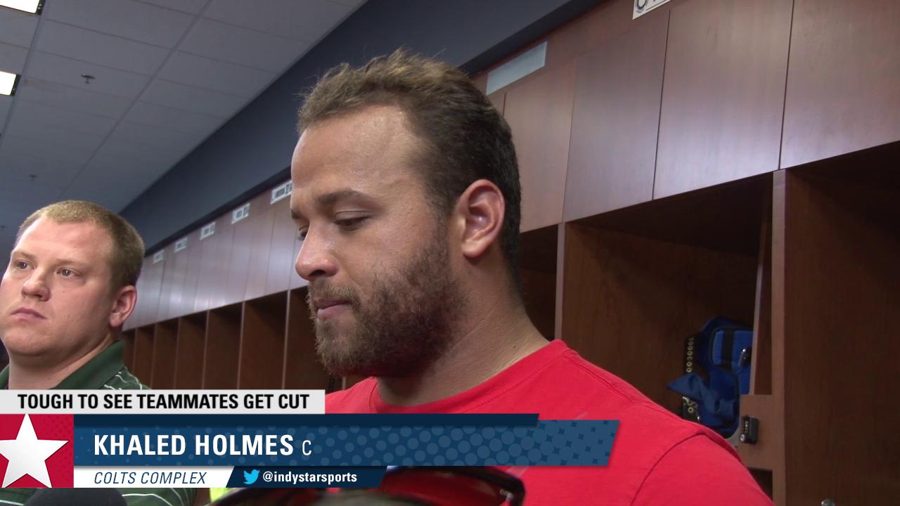 Khaled Holmes is the Colts' starting center... we think