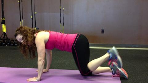 Get Fit Move of the Week Quadruped Hip Extension