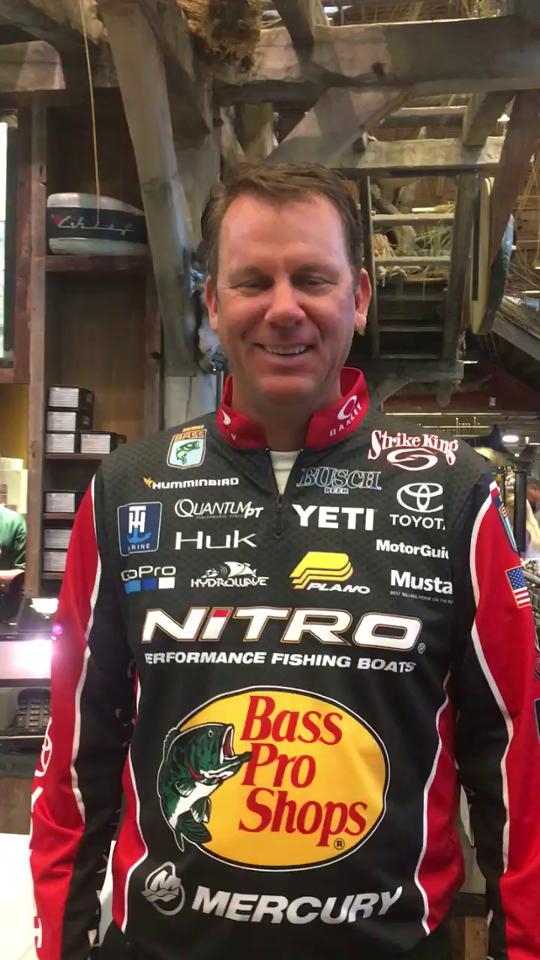 Kevin VanDam sends video to ailing female angler​