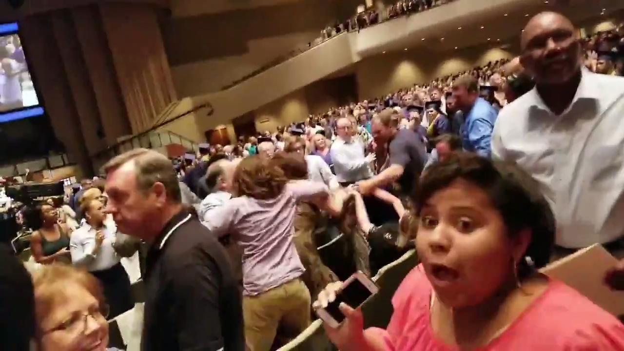 Graduation Fighting Arlington High graduation fight: Brawl erupts among adults during ...