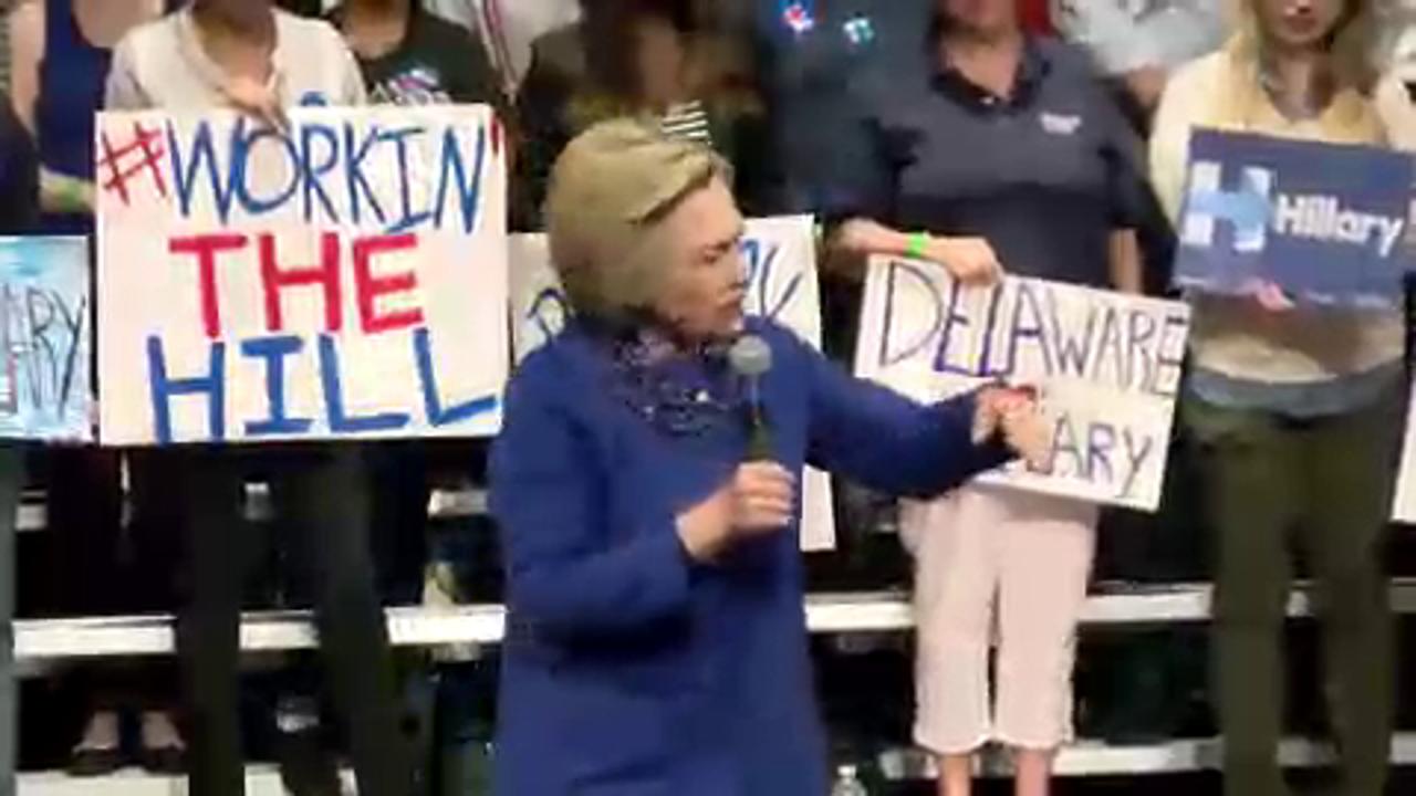 Clinton holds rally at Queen in Wilmington