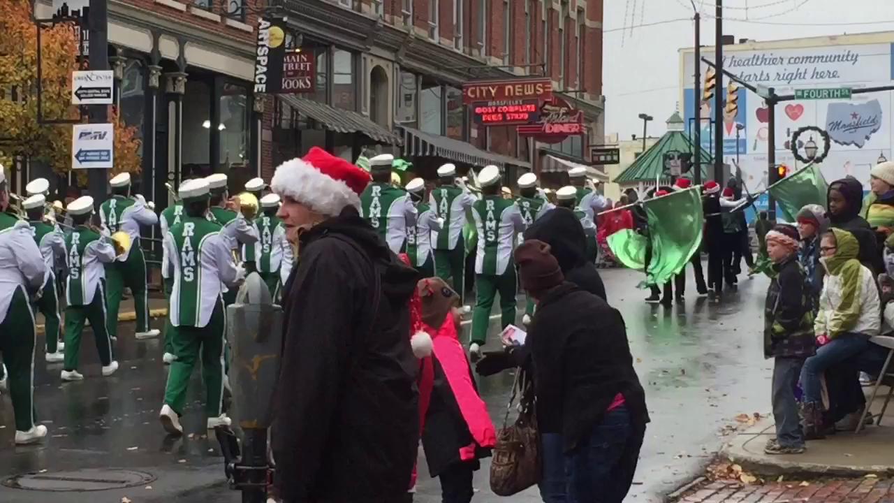 Parade fills downtown Mansfield with holiday cheer