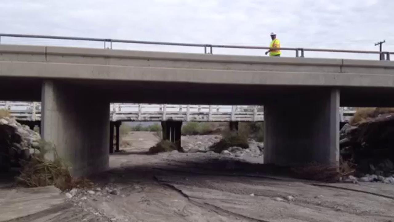 Scene Of The I 10 Tex Wash Bridge Collapse