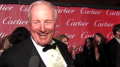 Jerry Weintraub on the red carpet