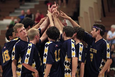 Victor boys volleyball leads way this season