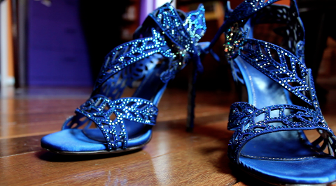 Miss Lola | Birthday Wishes Blue Embellished Lace Up High Heels | Sapatos,  Moda feminina, Moda