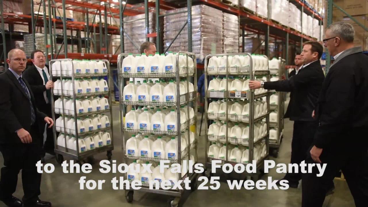 Milk For All Thousands Of Gallons Go To Families In Need