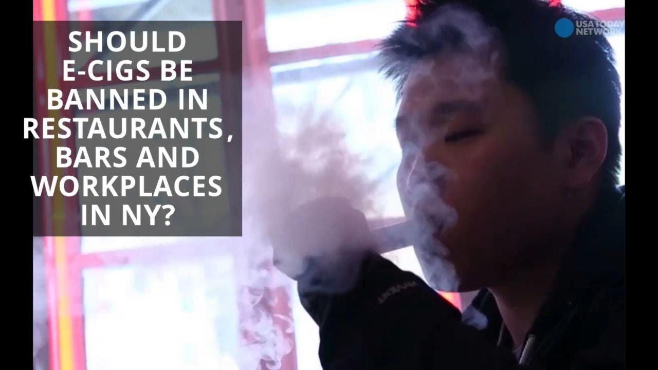 VIDEO NY poised to ban e cigs indoors