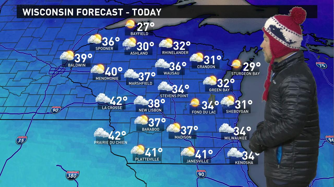 Wisconsin Weather Forecast For Monday April 4