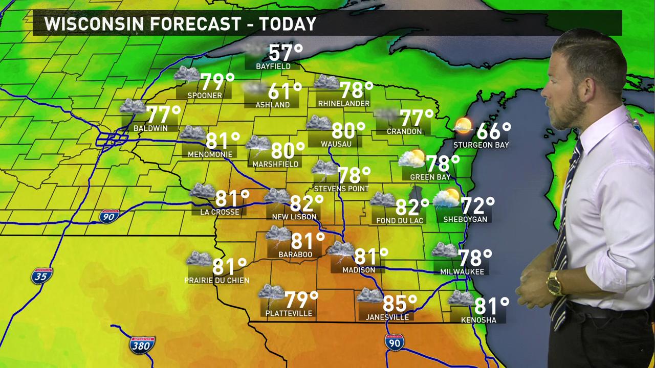 Wisconsin Weather Forecast For Wednesday May 25