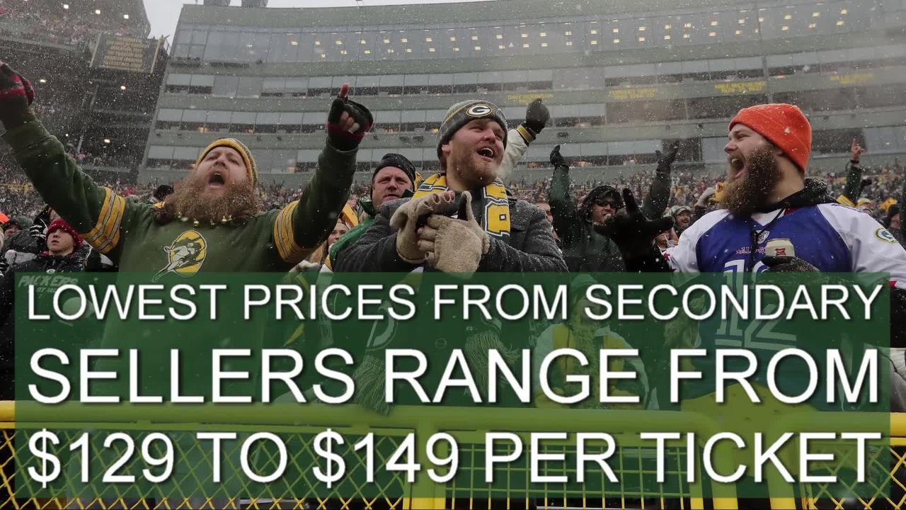 Fans scoop up Packers playoff tickets