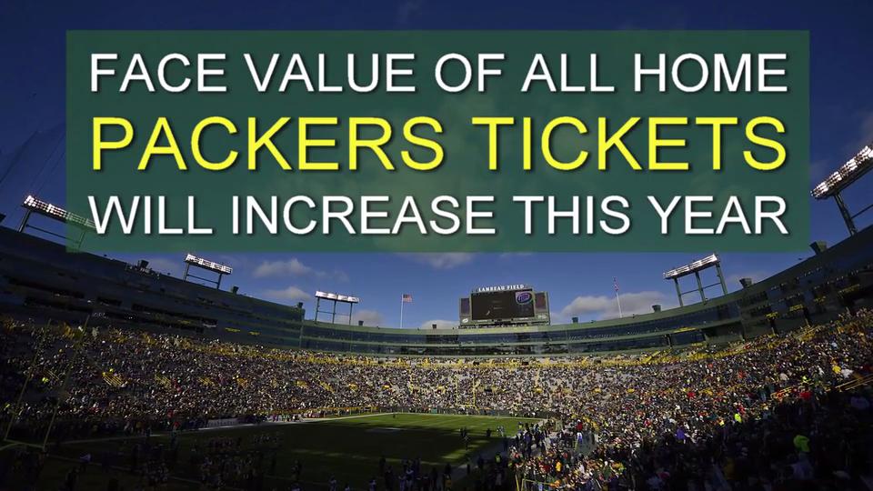 Packers raising ticket prices