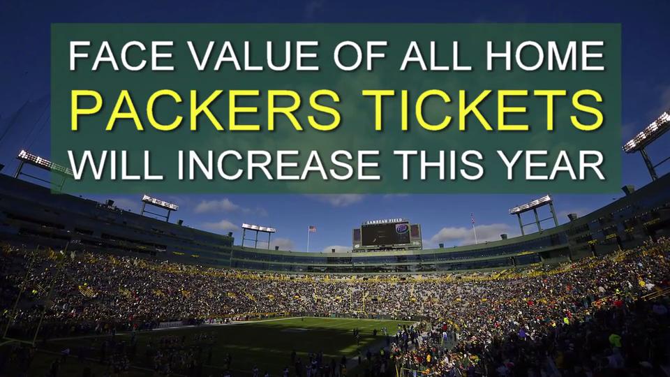 Packers raise season-ticket prices